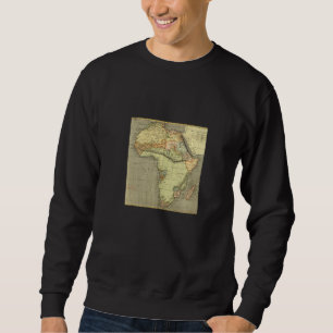 Vintage Old World Map Africa Sweatshirt