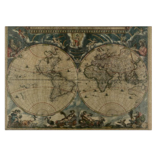 Vintage Old World Map for History-lovers Cutting Board