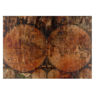 Vintage Old World Map History-lover Cutting Board