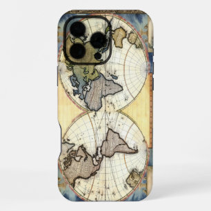 Vintage Old World Map iPhone 16 Pro Max Case