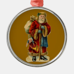 Vintage Old World Santa Claus Christmas Ornament