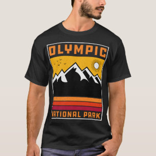 Vintage Olympic National Park Washington Souvenir T-Shirt