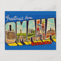 Vintage Omaha Nebraska Postcard