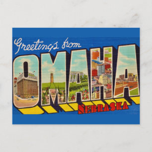 Vintage Omaha Nebraska Postcard