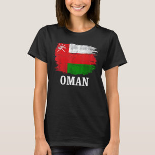Vintage Oman Flag For Omani   T-Shirt