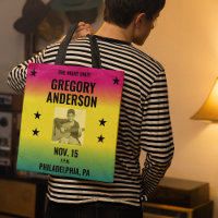 Vintage Ombre Concert Poster with Photo Custom