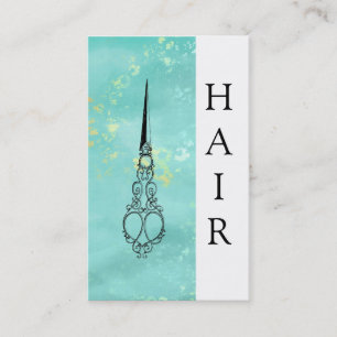 *~* Vintage Ombre Victorian Scissors HAIR SYLIST Business Card