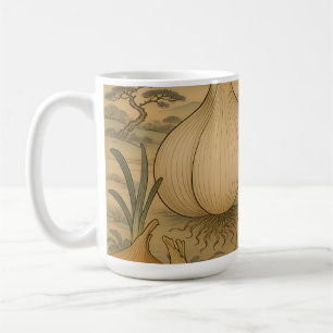 Vintage Onion Botanical Coffee Mug