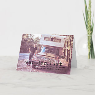 VINTAGE OPEN ROAD Greeting Card