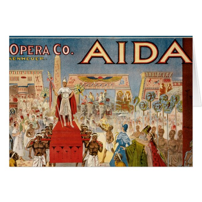 Vintage Opera Aida Artwork (Front Horizontal)
