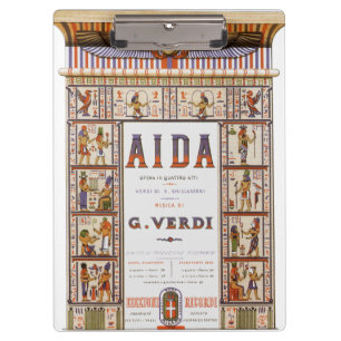 Vintage Opera Music, Egyptian Aida by Verdi Clipboard