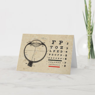 Vintage Ophthalmologist Card
