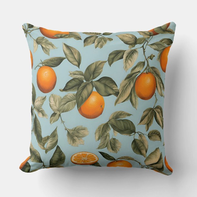 Vintage orange cushion (Front)
