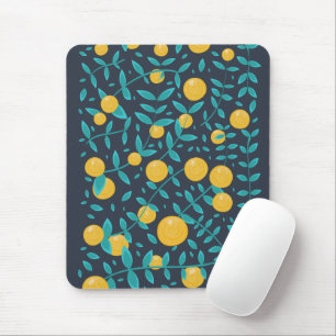 Vintage Orange Fruit Mouse Mat