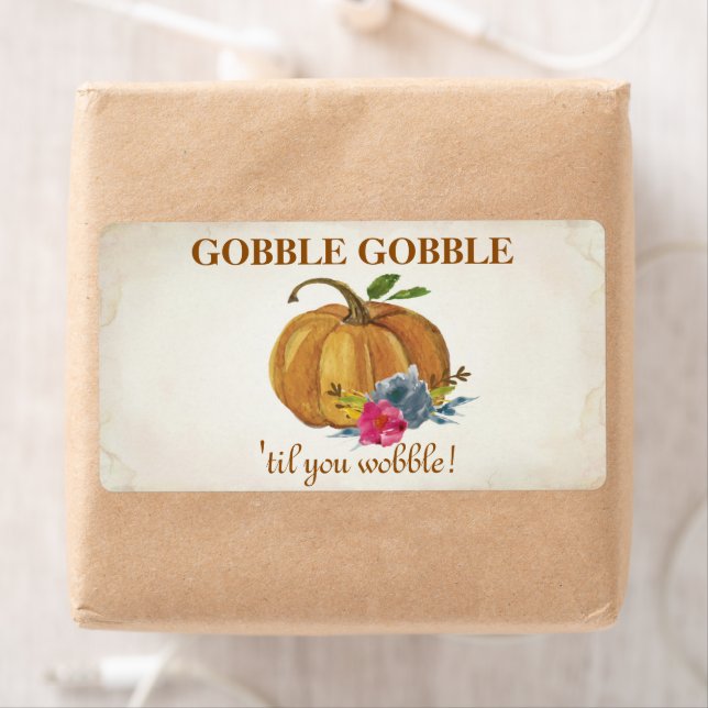 Vintage Orange Pumpkin Thanksgiving Gift (Insitu)