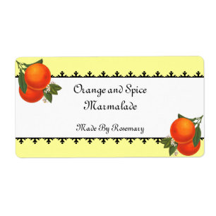 Vintage Oranges Canning or Soap Label