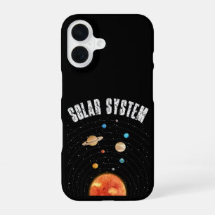 Vintage Orbits of the Planets Astronomy Lover iPhone 16 Case