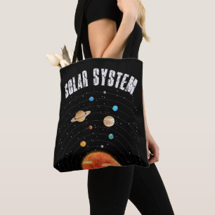 Vintage Orbits of the Planets Astronomy Lover  Tote Bag