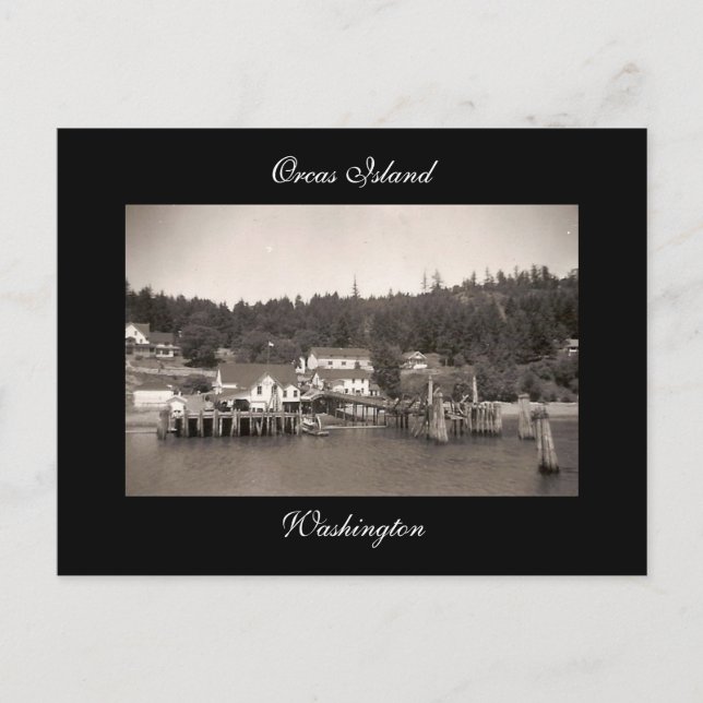 Vintage Orcas Island Postcard (Front)