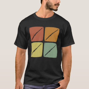 Vintage Orchestra Instrument Retro Flute Musician T-Shirt