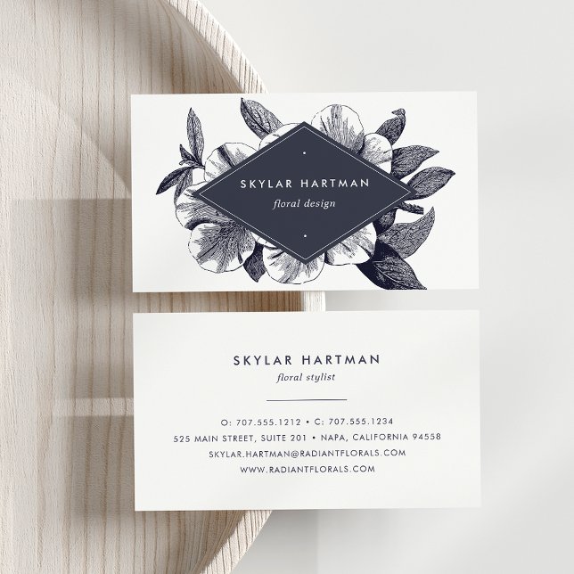 Vintage Orchid | Floral Business Card (Creator Uploaded)