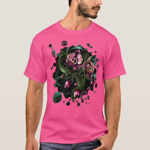 Vintage Orchid Inspired Flower Plant Lover Funny g T-Shirt