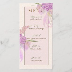 Vintage Orchid Ombré Bow and Bouquet-vellum