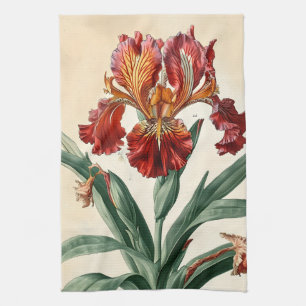 Vintage Orchid Tea Towel