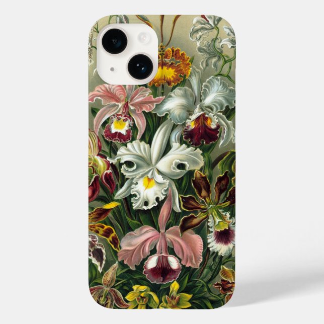 Vintage Orchids Case-Mate iPhone Case (Back)