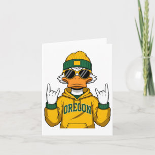 Vintage Oregon First Name Retro Style Animals Gift Card