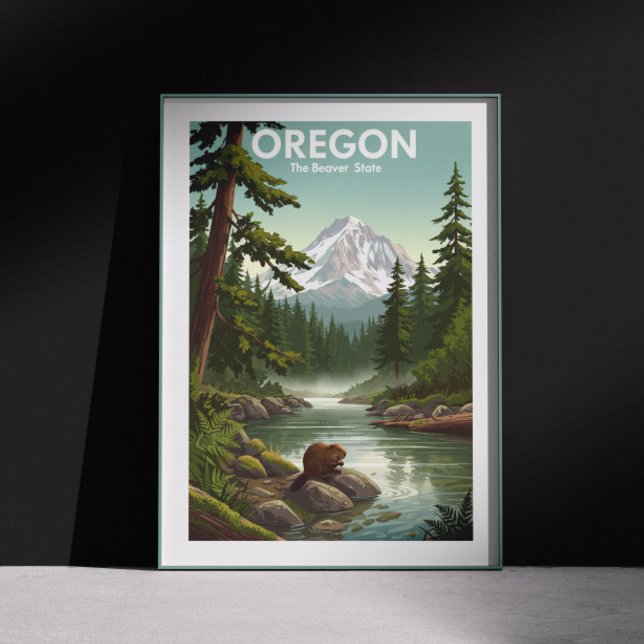 Vintage Oregon Poster (Creator Uploaded)