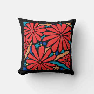 Vintage Organic Buildable Flowers Cushion