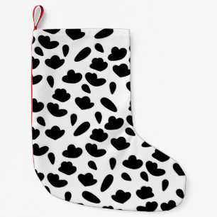 Vintage organic seamless abstract background, bota small christmas stocking