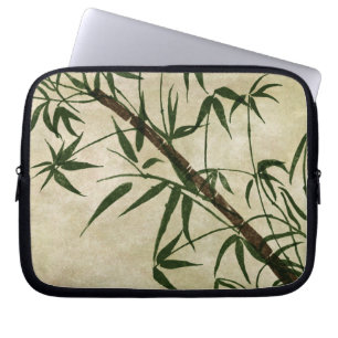 Vintage Oriental Bamboo 1 Laptop Sleeve