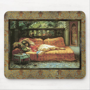 Vintage Orientalist Painting Mousepad