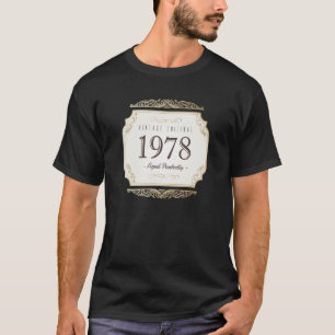 Vintage Original Aged Perfectly Born in 1978 45th T-Shirt