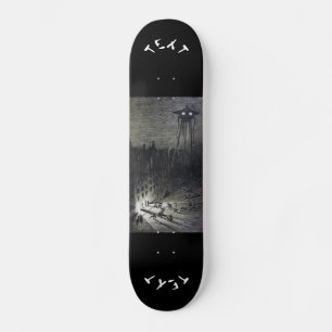 Vintage original alien invasion 7 7/8" skateboard