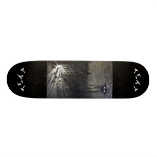 Vintage original alien invasion 8 1/8" skateboard