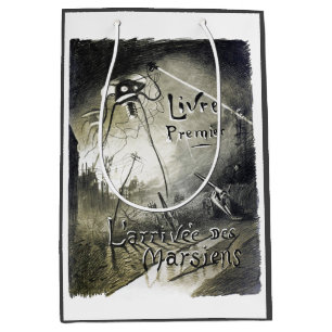 Vintage original alien invasion medium gift bag
