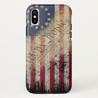 Vintage Original American Flag iPhone X Case
