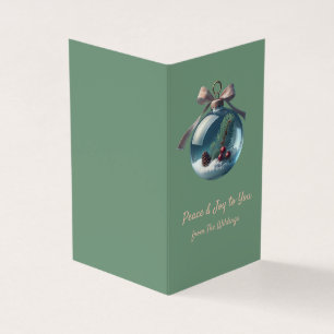 Vintage Ornament Christmas Cards