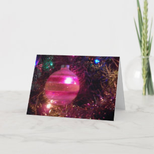 'Vintage Ornament' Holiday Card - Blank