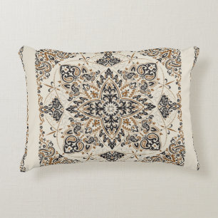 vintage ornament paisley Bandanna Print, silk neck Decorative Cushion