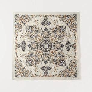 vintage ornament paisley Bandanna Print, silk neck Tapestry