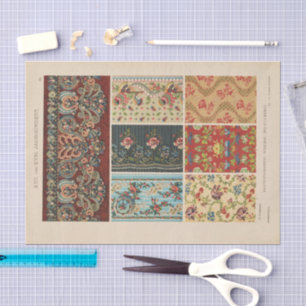 Vintage Ornamental Designs   Heinrich Dolmetsch Tissue Paper