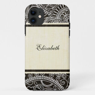 Vintage Ornamental Floral 4 iPhone 11 Case