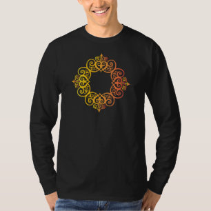 Vintage Ornamental Frame Elegant Decorative Border T-Shirt
