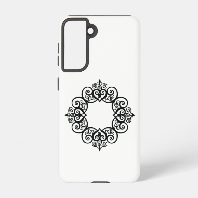 Vintage Ornamental Frame Samsung Galaxy S21 Case (Back)