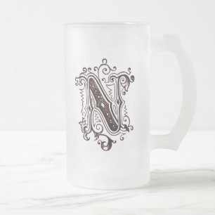 Vintage Ornamental 'N' - Mug