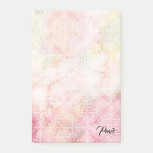 Vintage ornamental pattern post-it notes